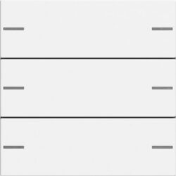 Détails visibles de Bascule pour capteur tactile 4 System 55 blanc mat pour Commandes tactiles