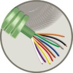 GREEN FLEX - Green Flex tube précâblé 16mm LS0H vert + téléphonie SGG 10X0