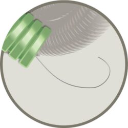GREEN FLEX - Green Flex tube précâblé 16mm LS0H vert + tire-fil - diamètre tube 5/8 inch - HFD16