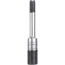 Axe fileté métallique 11,1 x 108 mm avec filetages aux deux extrémités