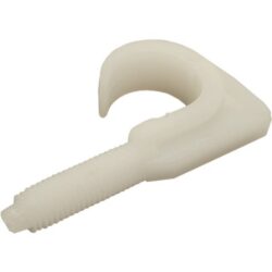 Détails visibles de Clip cheville PVC pour tube 16 à 20 mm béton pour Clips cheville