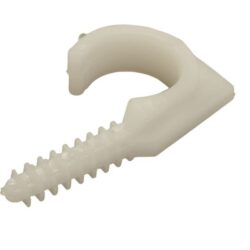 Clip cheville PVC pour béton 21/25 mm, configuration visible