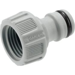 Nez de robinet fileté 21 mm G 1/2, configuration visible
