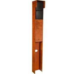 Glampère - Poteau de jardin - Pro+ double avec boîte de câbles