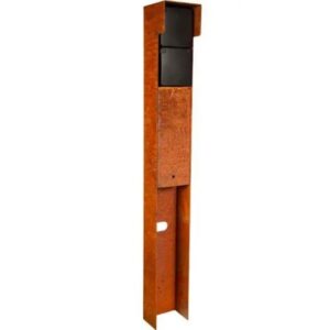 Glampère - Poteau de jardin - Pro+ double avec boîte de câbles