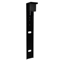 Glampère - Poteau de jardin - Pro simple avec presse-étoupe simple noir - BE6511Z