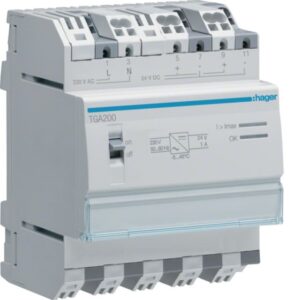 HAGER - Alimentation 24 V pour serveur domovea - TGA200
