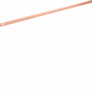 HAGER - Barre de cu 20x5mm taraudée M6 longueur 1000mm - UC832