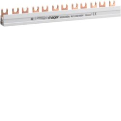 HAGER - Barre de pontage 2P 63A fourche 10mm² 12M - KDN263A