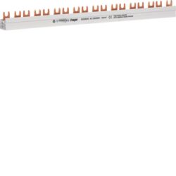 Détails visibles de Barre de pontage bipolaire 63A fourche 10mm² pour Pontages