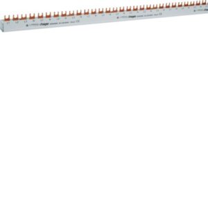 HAGER - Barre de pontage 3P+N 80A fourche 16mm² 56M L1-L2-L3-N - KDN450E