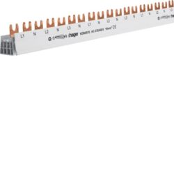 HAGER - Barre de pontage 3x(P+N) 80A fourche 16mm² 54M - KDN451E