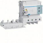 HAGER - Bloc différentiel 4P 125A réglable (t