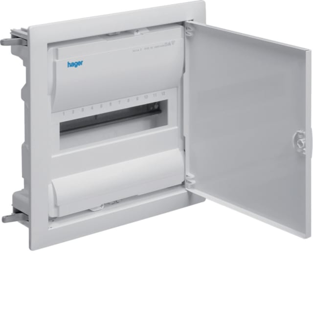 HAGER - Coffret Volta encastré - 1R. - 12 M. - VU12LN HAGER - Coffret Volta encastré - 1R. - 12 M. - VU12LN