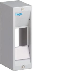 HAGER - Coffret cache-bornes - 2 M. - Mini Gamma - GD102A