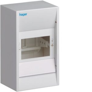 HAGER - Coffret cache-bornes - 4 M. - Mini Gamma - GD104A
