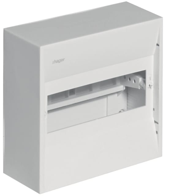 HAGER - Coffret cache-bornes - 8 M. - Mini Gamma - GD108E HAGER - Coffret cache-bornes - 8 M. - Mini Gamma - GD108E