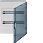 HAGER - Coffret vega -2R. - 36 M. - porte transparente - VB218R