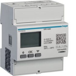 Détails visibles de Compteur d'énergie Modbus triphasé charge dynamique pour Compteurs MID