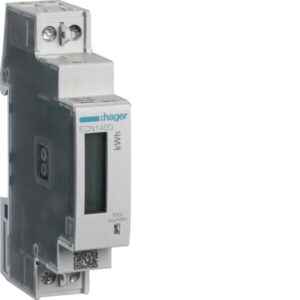HAGER - Compteur monophasé P+N direct 40A 1M - ECN140D