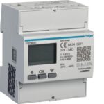 HAGER - Compteur triphasé 3P+N direct 80A 4M S0 MID - ECP380D