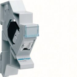 Détails visibles de Connecteur réseau RJ45 Cat 5e UTP avec support pour Keystones RJ45