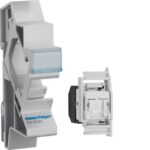 HAGER - Connecteur Cat 6 UTP + support modulaire - TN003S