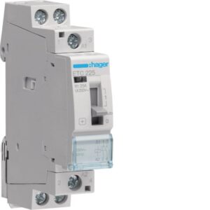 HAGER - Contacteur J/N - 2x25A - 230V - 2NO - ETC225