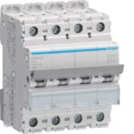 HAGER - Disjoncteur 15kA - C - 4P - 50A - 4M. - NRN450