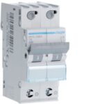 HAGER - Disjoncteur 3kA - C - 2P - 6A - 2M - qc - MWS206A