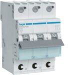 HAGER - Disjoncteur 3kA - C - 3P - 16A - 3M - qc - MWS316A