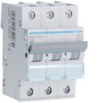 HAGER - Disjoncteur 3kA - C - 3P - 20A - 3M - MWN320A