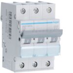 HAGER - Disjoncteur 3kA - C - 3P - 25A - 3M - MWN325A