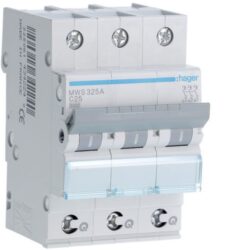 HAGER - Disjoncteur 3kA - C - 3P - 25A - 3M - qc - MWS325A