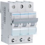 HAGER - Disjoncteur 3kA - C - 3P - 32A - 3M - qc - MWS332A