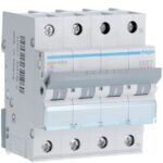 HAGER - Disjoncteur 3kA - C - 3P+N - 16A - 4M - MWN616A