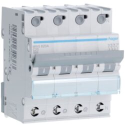 HAGER - Disjoncteur 3kA - C - 3P+N - 20A - 4M - qc - MWS620A