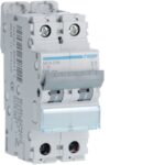 HAGER - Disjoncteur 6kA - C - 2P - 16A - 2M. - MCA216