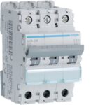 HAGER - Disjoncteur 6kA - C - 3P - 16A - 3M. - MCA316