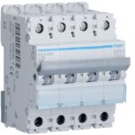 HAGER - Disjoncteur 6kA - C - 4P - 25A - 4M. - MCA425