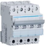 HAGER - Disjoncteur 6kA - C - 4P - 63A - 4M. - MCA463