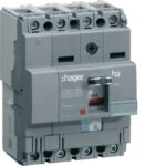 HAGER - Disjoncteur boîtier moulé x160 4P 25kA 160A - HHA161H