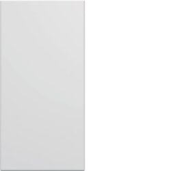 HAGER - Enjoliveur interrupteur/bouton-poussoir gallery 1M blanc polaire - WXD010B