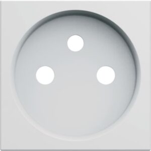 HAGER - Enjoliveur pour prise de courant gallery 2P+T blanc polaire - WXD100B
