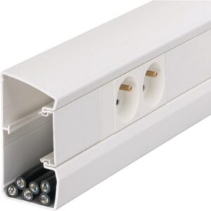 HAGER - GBD goulotte d'installation complète 50*100mm - GBD5010009016