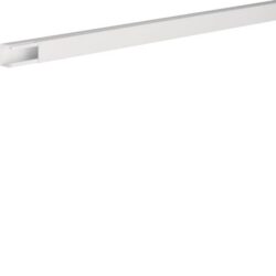 Détails visibles de Goulotte sans halogène 20x20 mm blanc RAL 9016 pour Goulottes de câblage