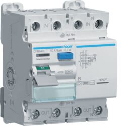 HAGER - Interrupteur différentiel 4P 40A 300mA type B SKR - CFB640E