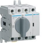 HAGER - Interrupteur général 4P - 40A - HAB404