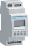 HAGER - Interrupteur horaire 2 voies multi-fonct. Bluetooth - EGN200