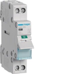 Détails visibles de Interrupteur modulaire bipolaire 25A à voyant pour Interrupteurs